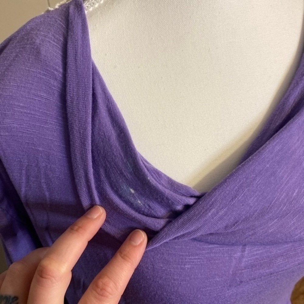 Shyanne Purple with White Lace Top‎ - Picture 3 of 7